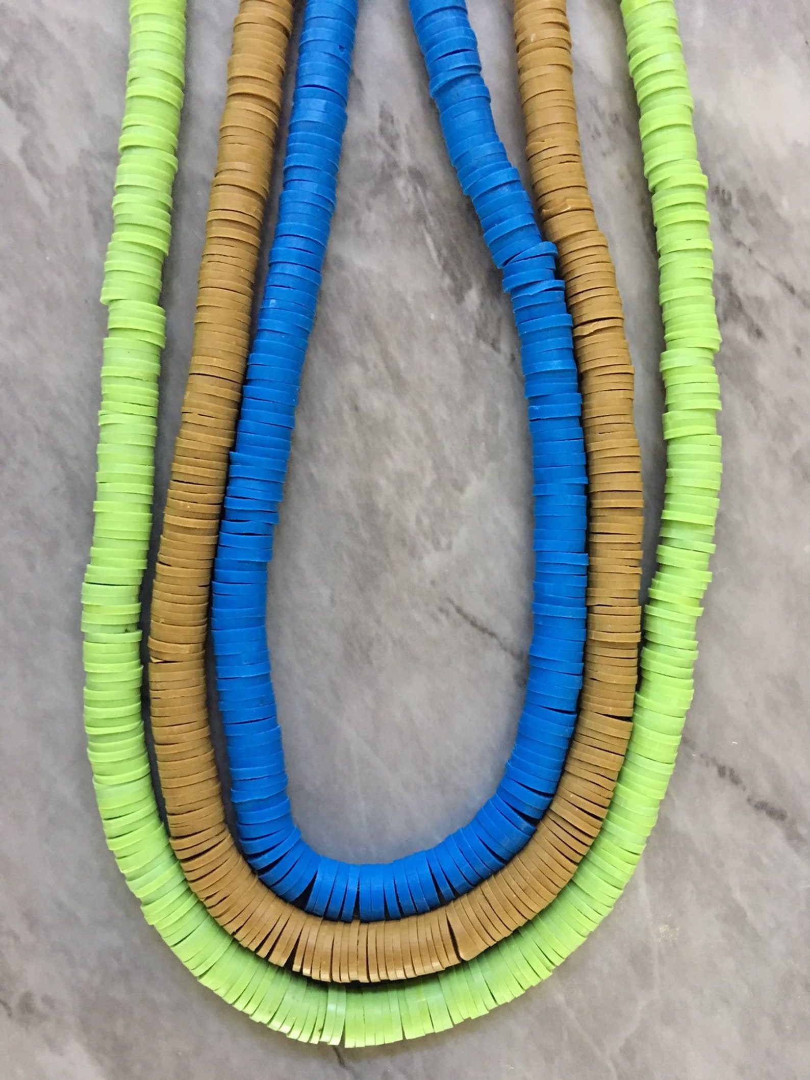 Heishi 6mm WHOLESALE Rubber Disc Beads 16 Strand Heishi Etsy