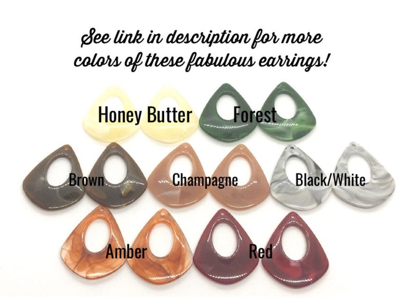 Green DIY Acrylic Earring Blanks acrylic blanks DIY jewelry Etsy