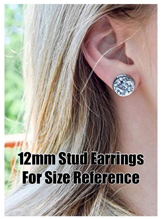 Making store druzy earrings