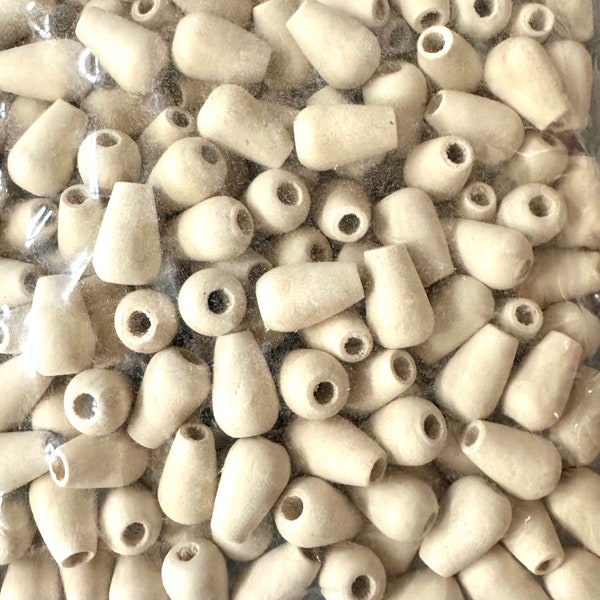 VENTE EN GROS Lot de perles en bois, kit de bracelet tube ovale, perles de bois, perles sur rangs, perles rondes, perles de liquidation, perles en forme de beignet