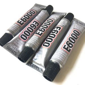 E6000 Glue for Druzy Making Earring Craft Supplies, Permanent Adhesive for Druzys, Earring Backs, Earring Posts, Druzy Jewelry, Craft Glue image 3