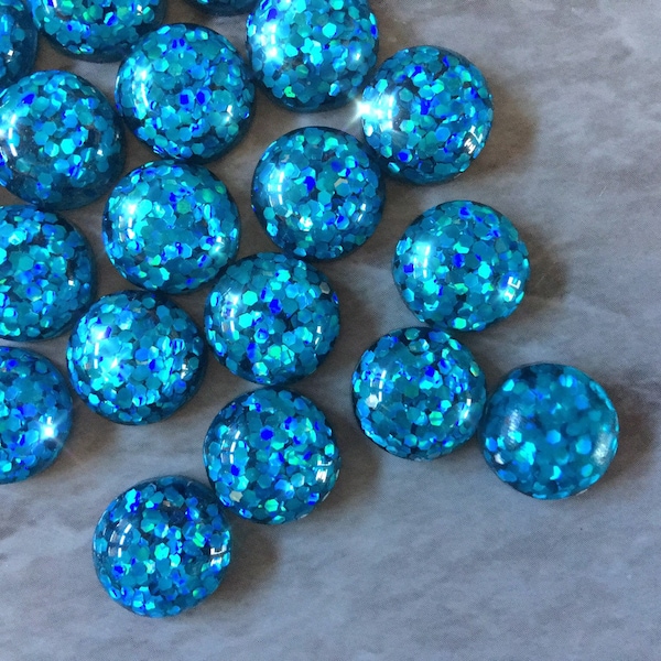 Teal light blue Resin 12mm Druzy Cabochons, jewelry making kit earring set, diy jewelry, druzy studs, 12mm Druzy stud earrings turquoise