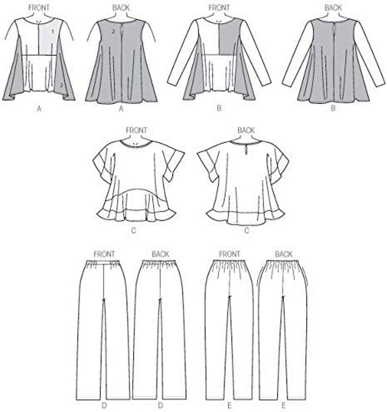 Patron de veste - Vogue 9133 Tailles Y (XSM-SML-MED