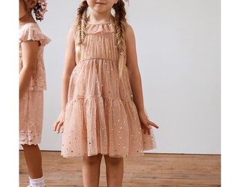 pink sparkly dress little girl