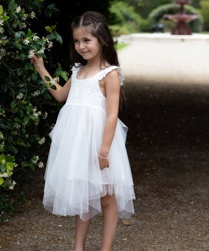 Aurora Tulle Ballet Dress. Little Girl Ballet Dress. Flower Girl