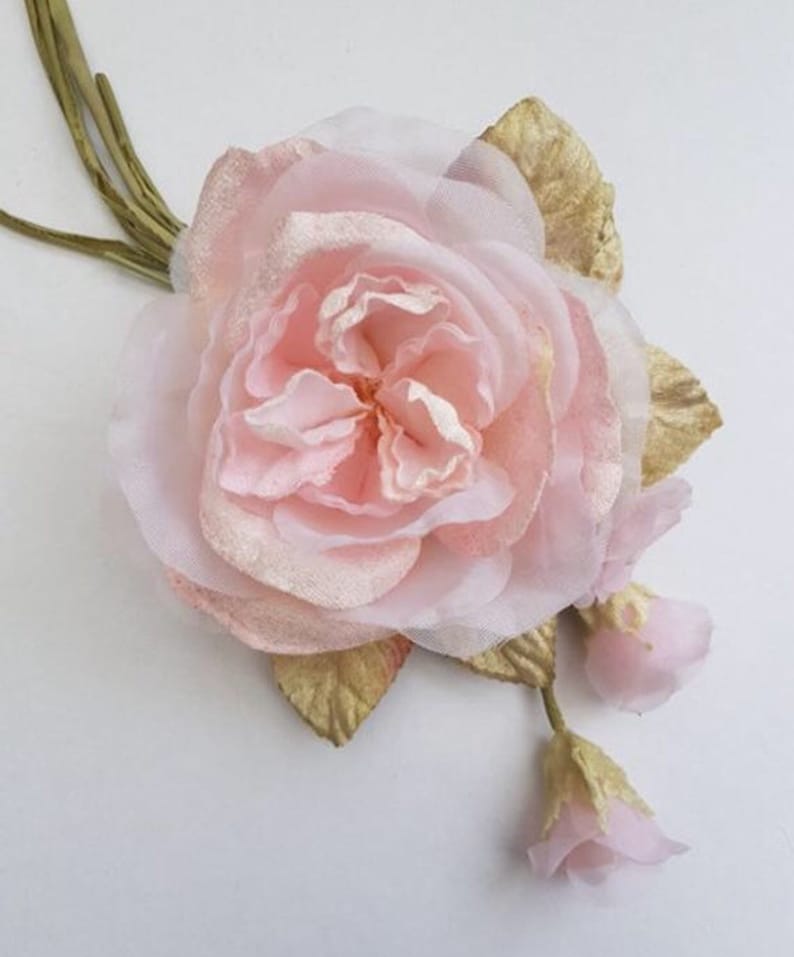 Velvet Rose . Vintage Millinery. Millinery Supply. Flower Etsy