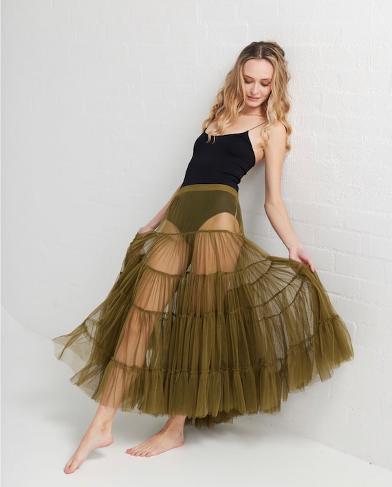 Green top ballerina skirt