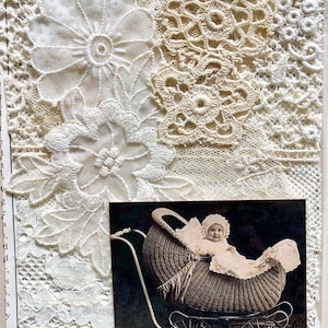 Antique lace collection. One of a kind antique lace collection. Perfect for journal covers, scrapbooking and all snippet , craft projects