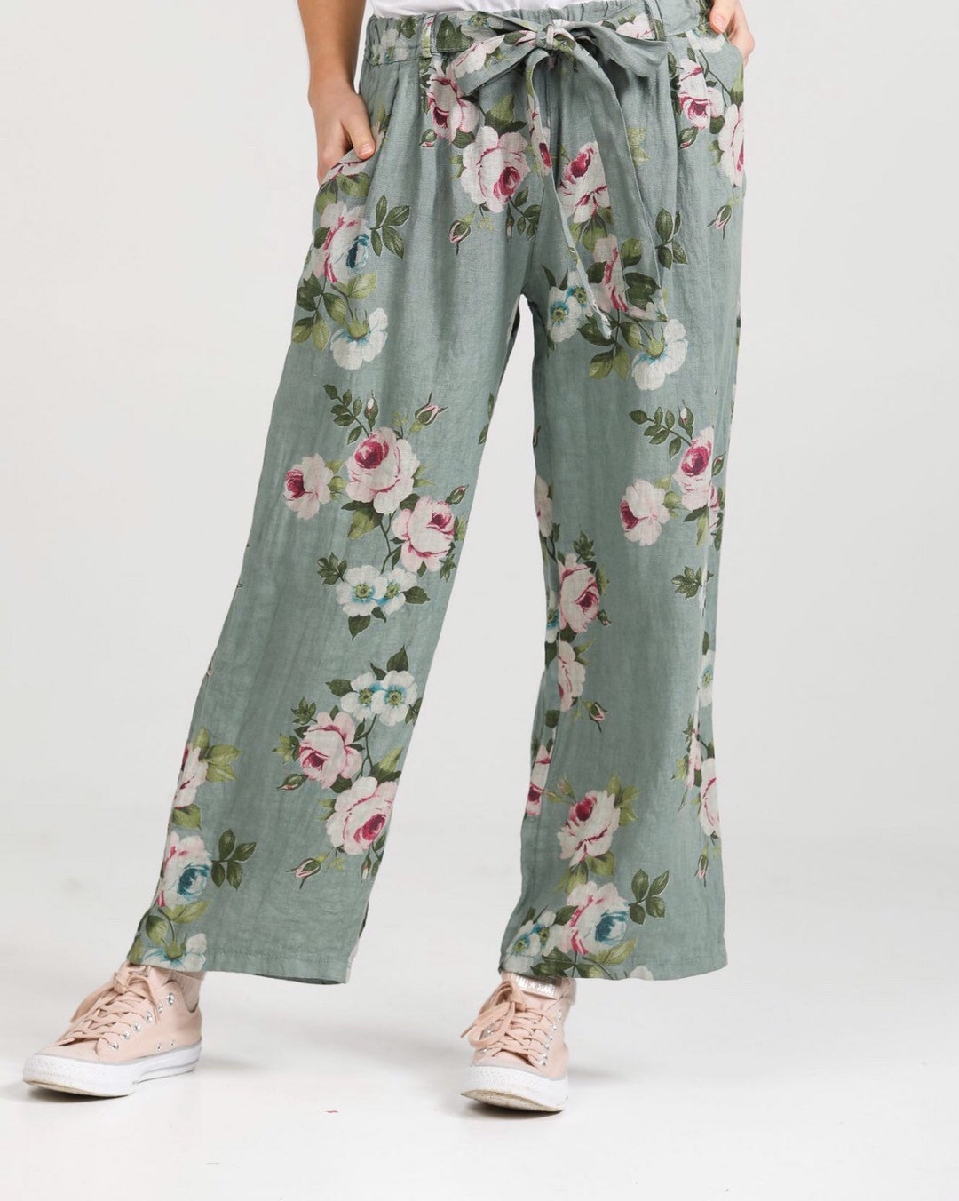 Women's floral capris sale