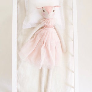 Handmade toy .  . Deer toy. Handmade deer doll. toddler toy. newborn baby gift. handmade toy.