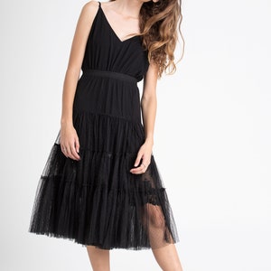 Ariette tulle tutu skirt in Classic Black. Tutu skirt.