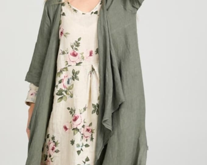 Sabine Linen Duster Coat. Miss Rose Sister Violet Linen - Etsy
