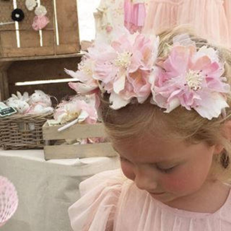 Millinery flower Vintage flower Millinery supplies velvet flower Velvet briar rose Flower crown