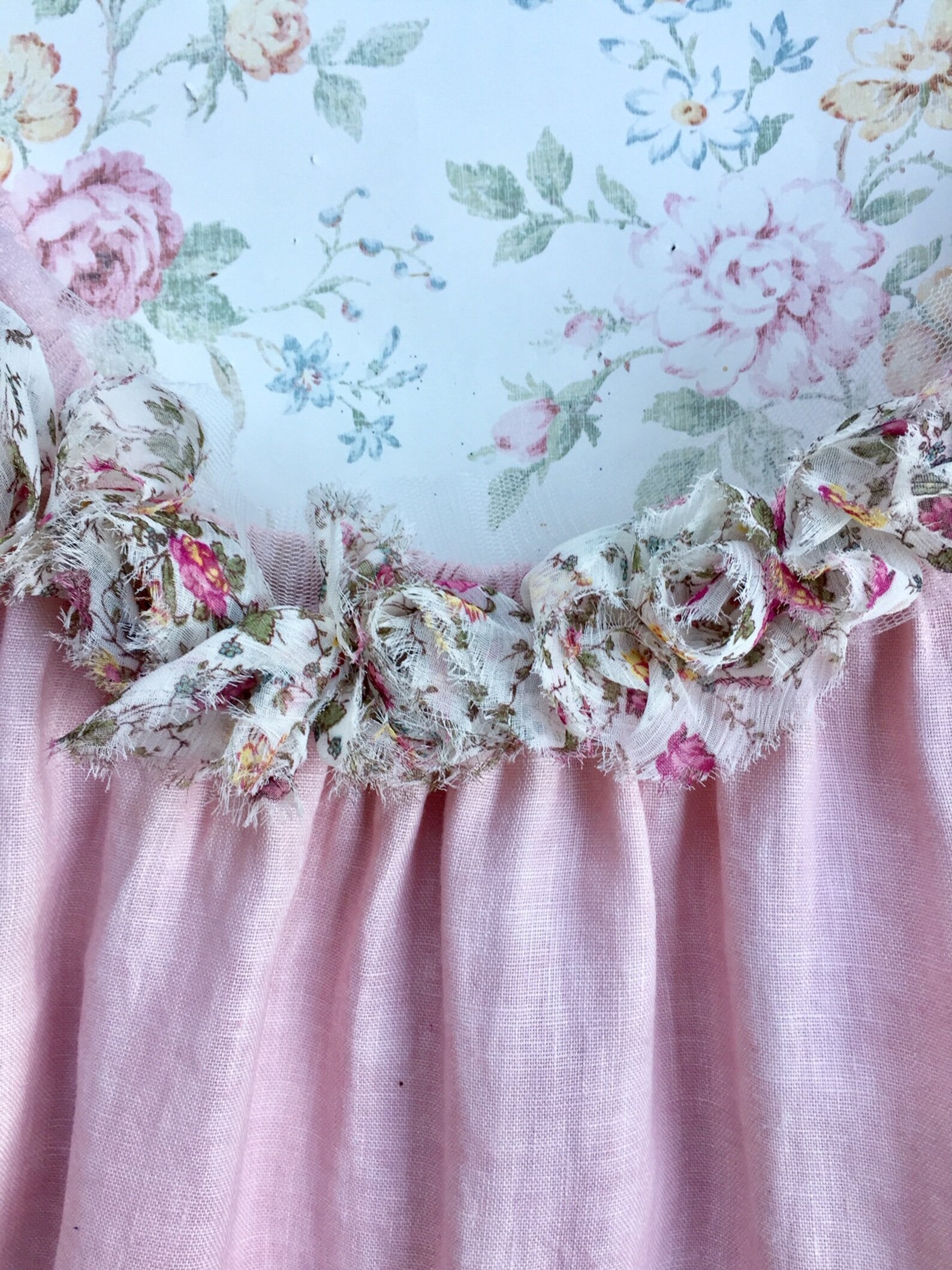 Organza Rose Ruffle Trim. Scrapbooking Trim. Rose Ruffle - Etsy
