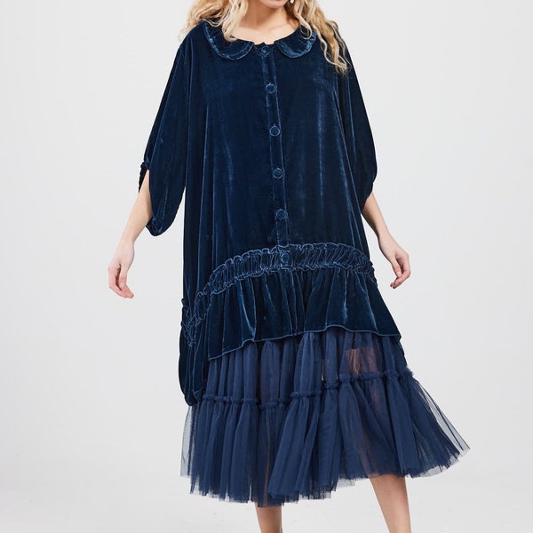 Ariette Tulle tutu skirt. Tulle skirt in Midnight blue