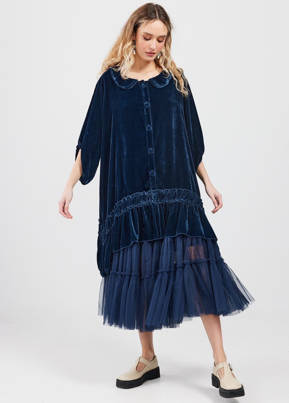 Ariette Tulle Tutu Skirt. Skirt in Midnight Blue