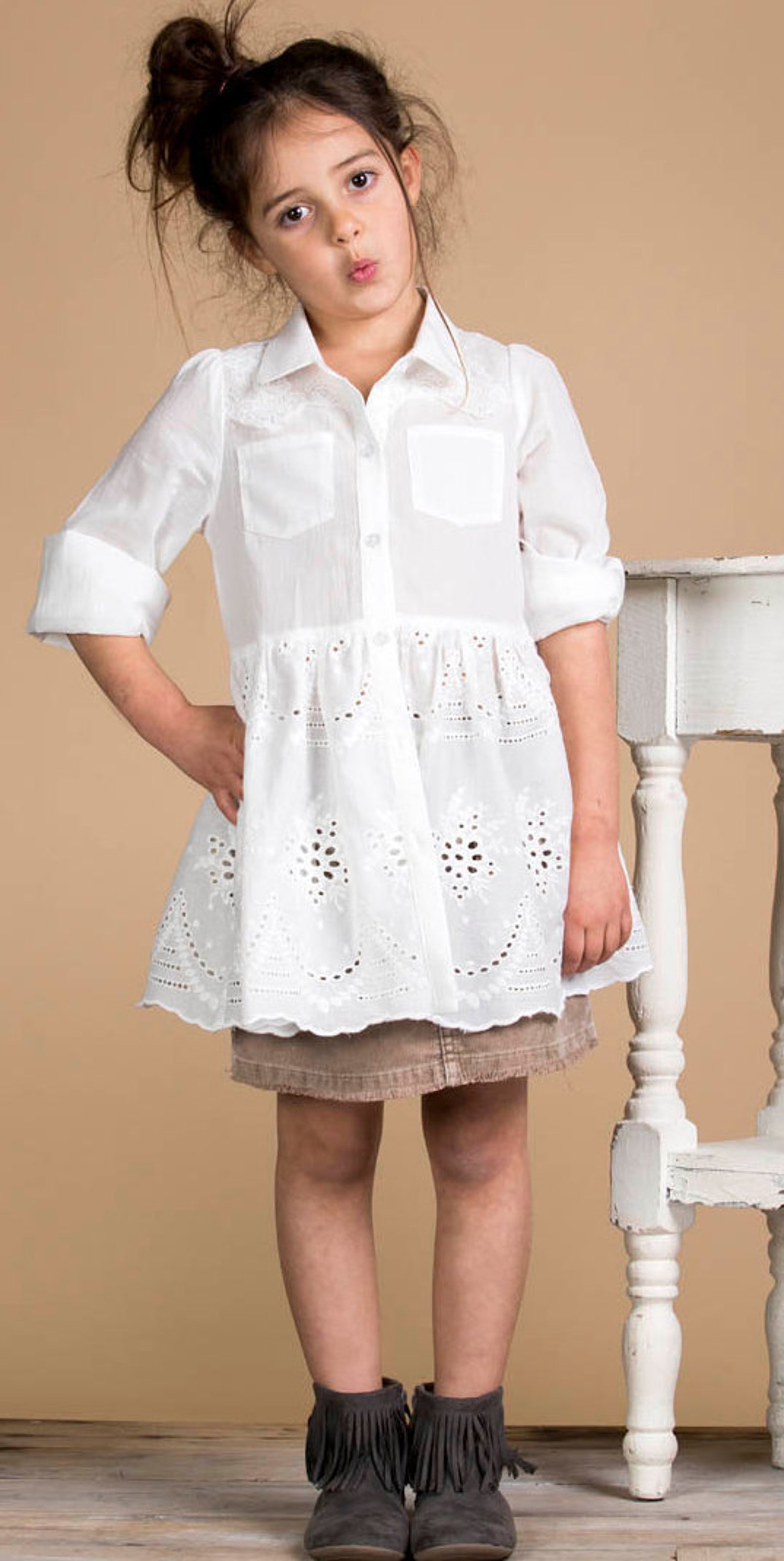 Cotton lace dress. girls lace dress. flower girl lace dress. Etsy