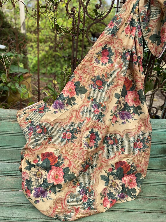 Poetry of Flowers Collection. A Painted Garden floral 100 per cent cotton for  quilters, sewers, slow stitching