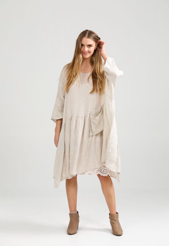 Linen Dress . Timeless Style 