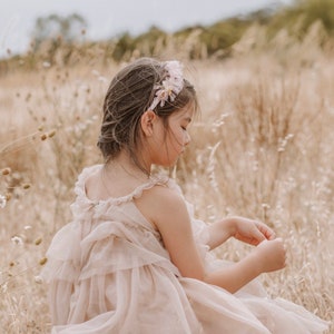 flower girl dress. tutu dress. Fairy Floss dress, Child dress, party dress, dress up clothes. baptism dresses. image 5