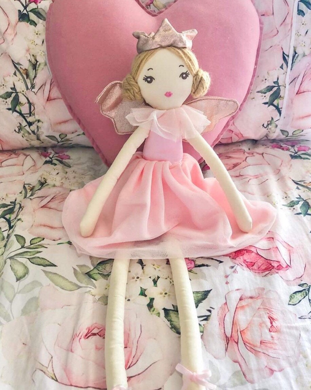 Princess Fairy Rosebud. fairy doll. princess doll. soft doll. - Etsy 日本