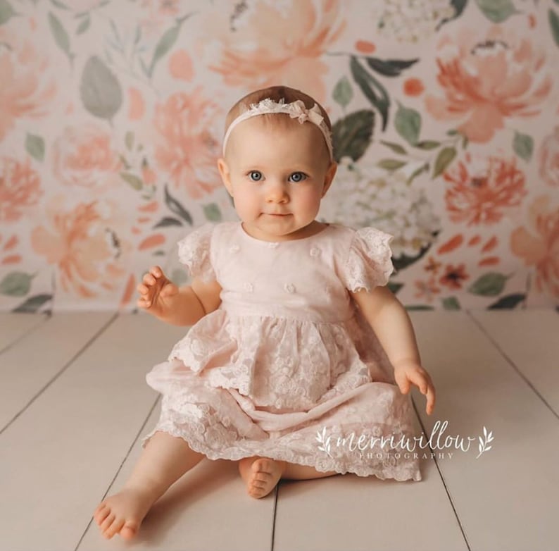 Baby Dress . Blossom Baby Lace Dress . Newborn Dress . Flower - Etsy ...