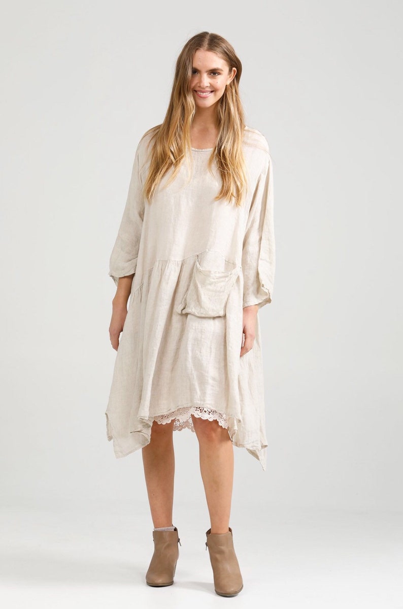 Linen Dress . Plus Size Linen Dress . Timeless Style Full Etsy Australia