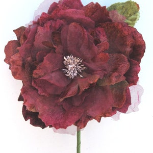 millinery flower. velvet flower. flower crown. millinery supply. vintage millinery. velvet rose. vintage velvet millinery.