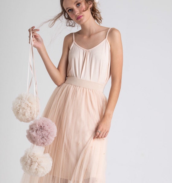 Grosses Boules De Pompons Pom Poms Tulle Decor De Chambre Etsy