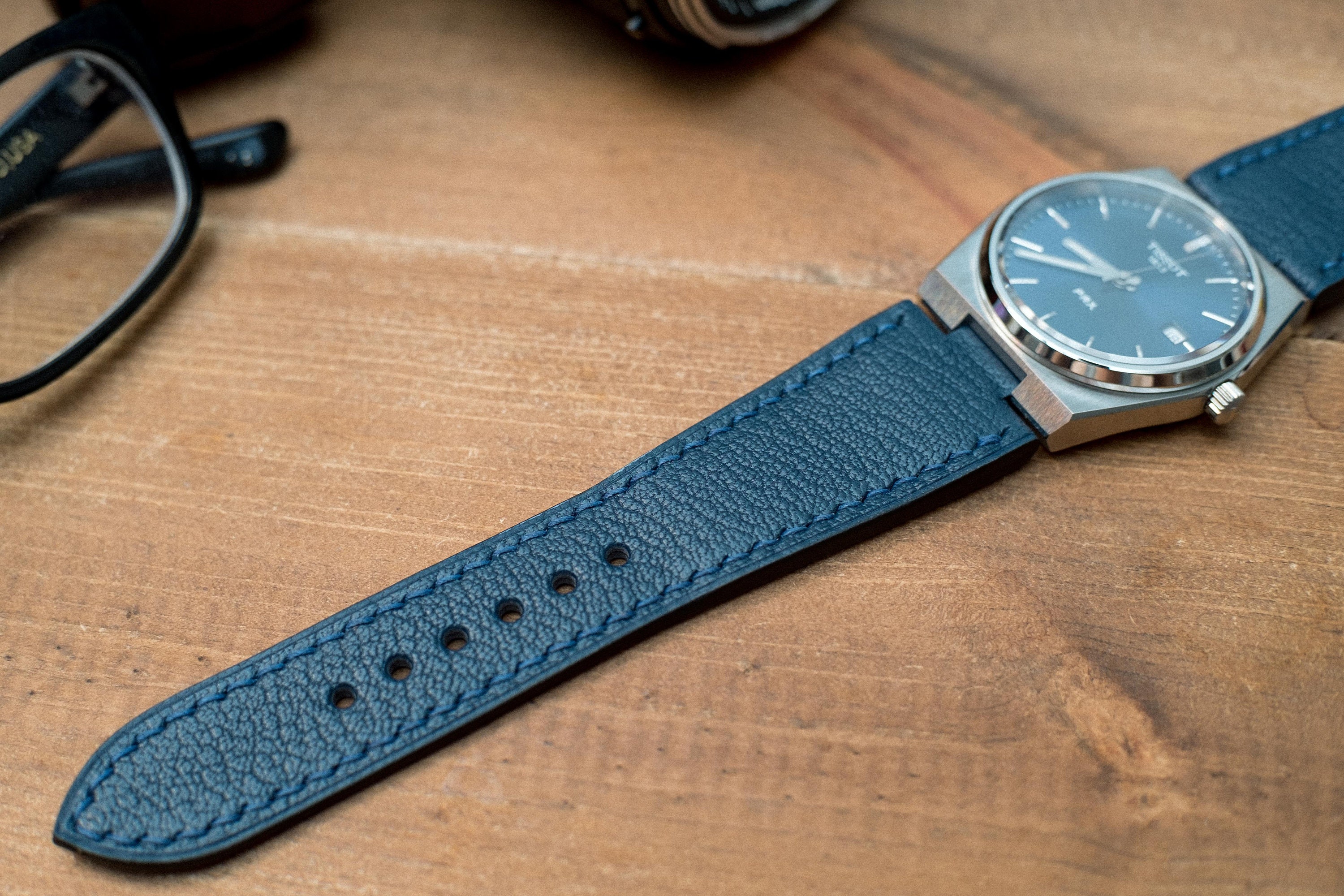 Made to Order Tissot PRX Compatible Leather Watch Strap Etsy UK