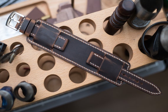 Bund Strap Vintage Leather 