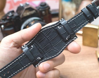 Auf Bestellung angefertig, Bundriemen, Matt-Schwarz pflanzlich gegerbtes Leder