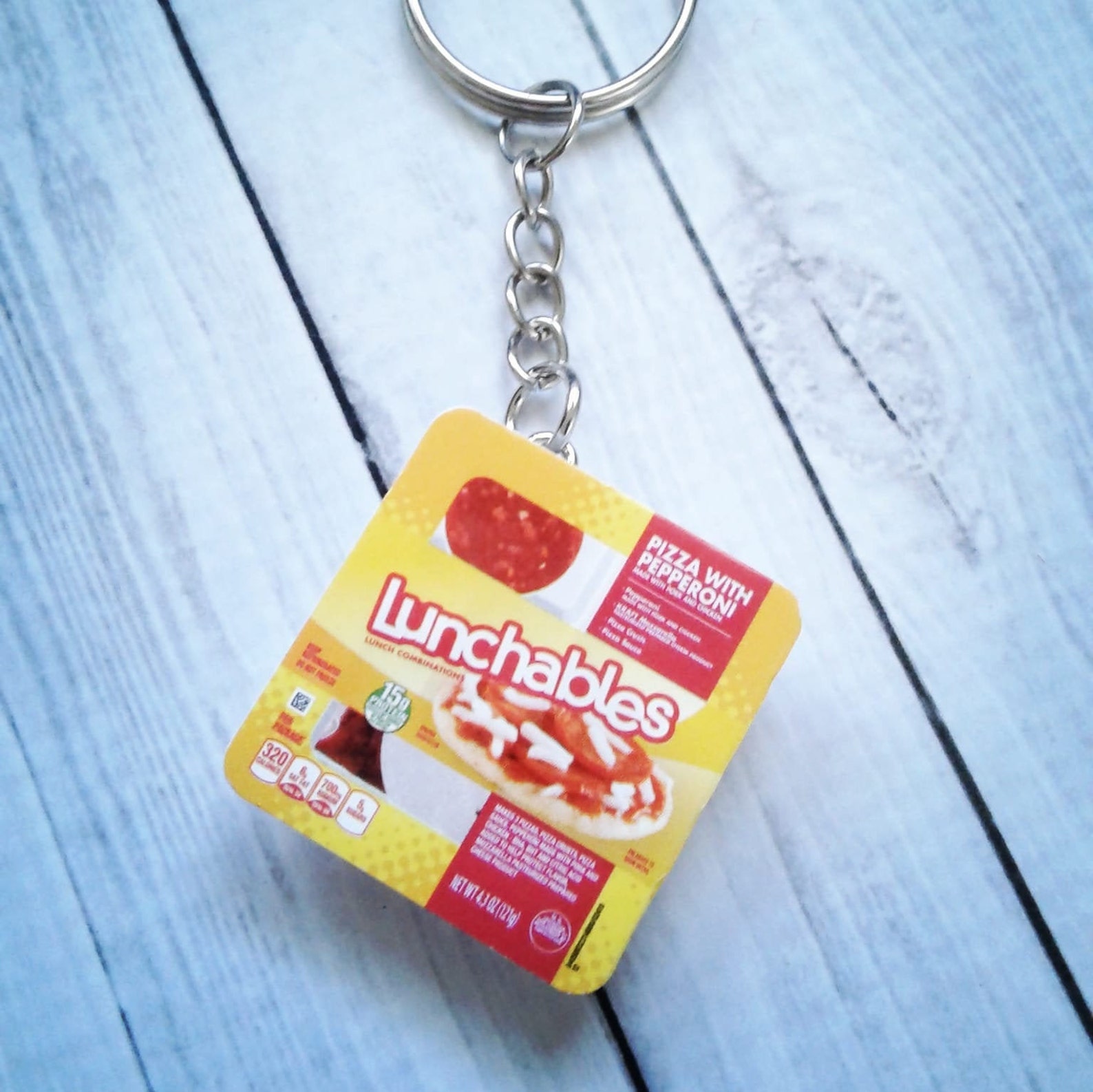 Lunchables Keychain Food Keychains Miniature Food Mini Etsy