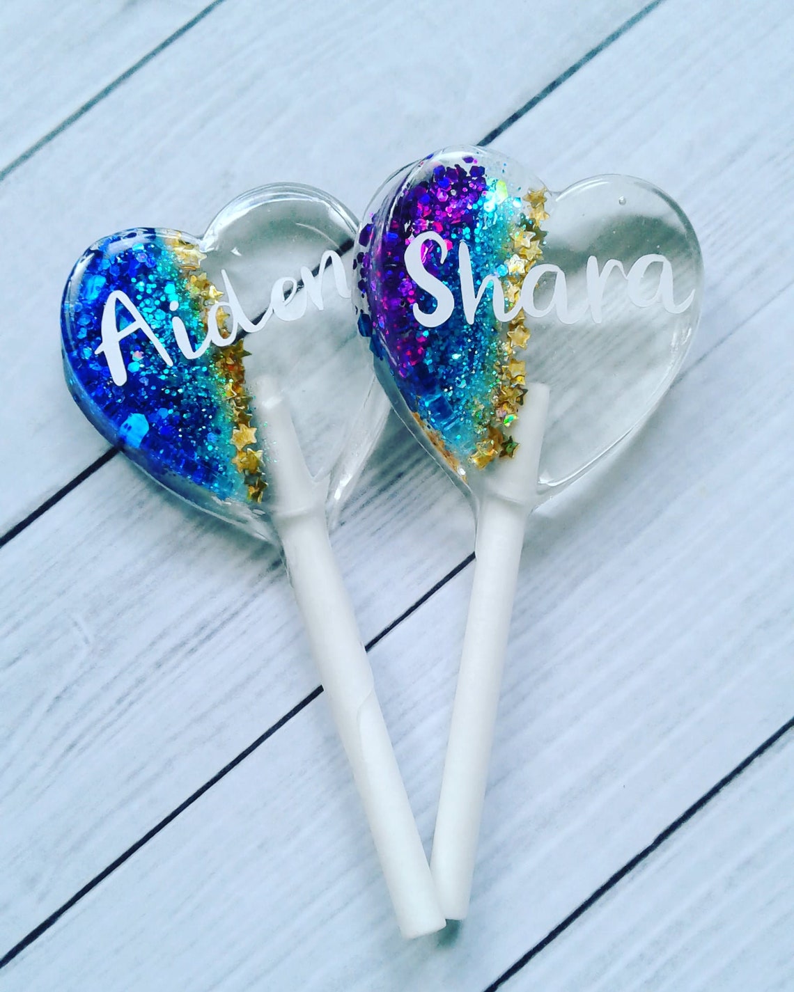 Personalized heart lollipop keychain kawaii candy keychains  etsy