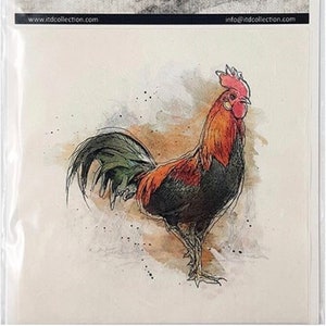 Farm Hen Decoupage Collection: 5.8 inch / 6 pages