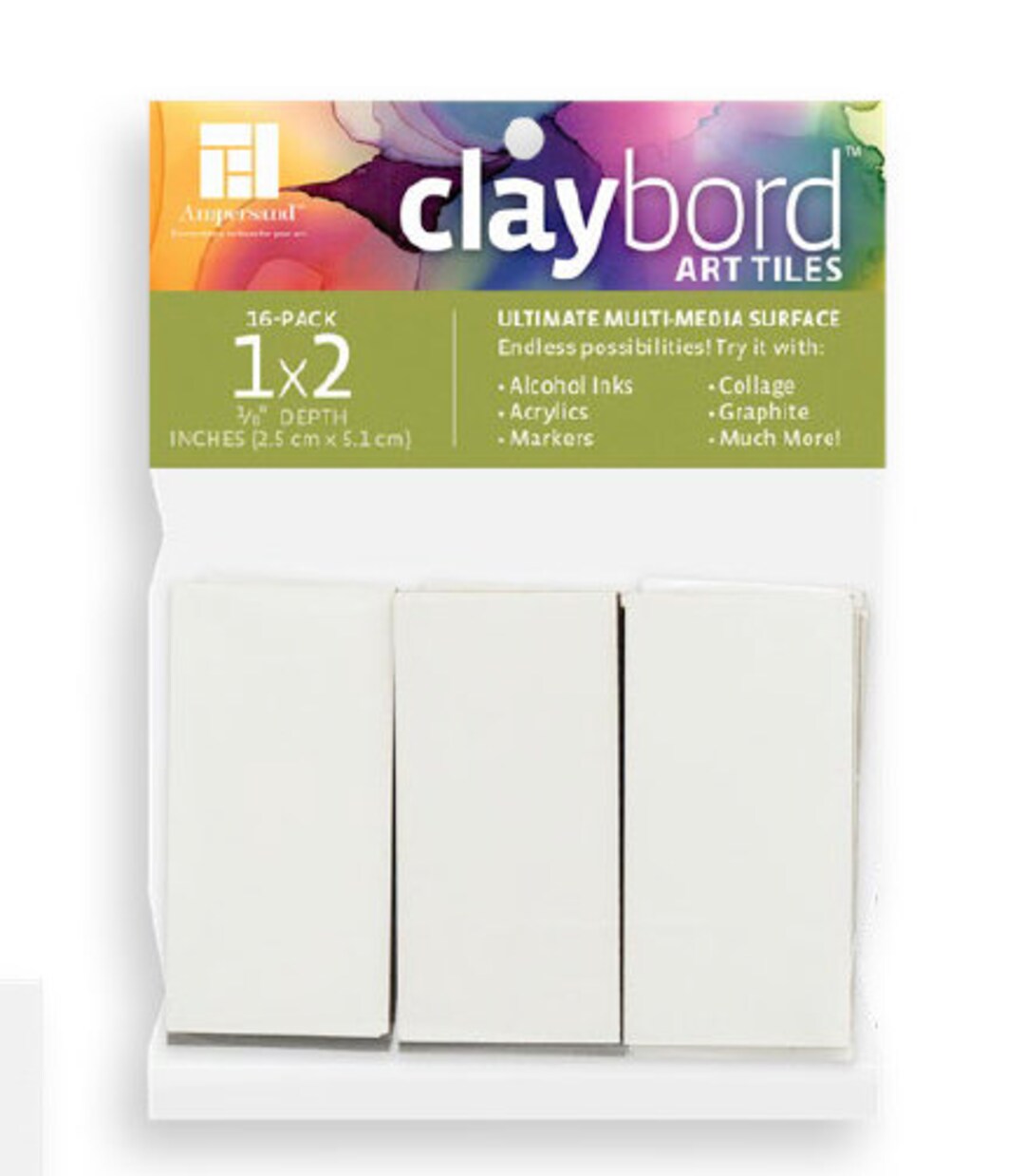 1 X 2 Claybord Art Canvas Tiles ,free Shipping. Etsy