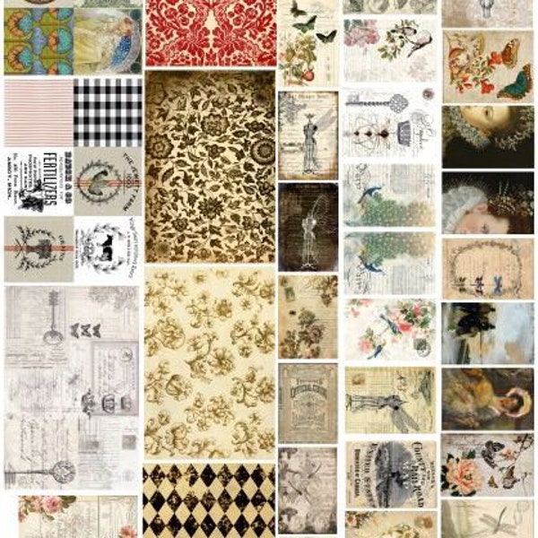 Roycycled Decoupage Paper Etsy