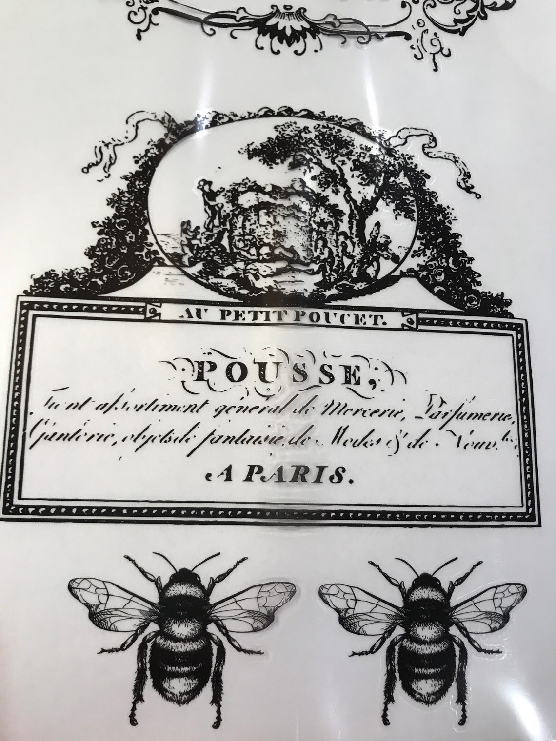 Classic Vintage transfer Prima Transfers Redesign Transfer Etsy