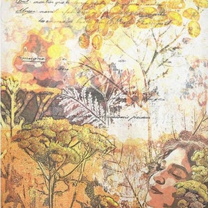 A4 ITD the Face of Nature Yellow Rice Paper R2079 - Etsy