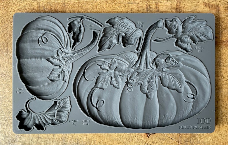 NEW IOD Hello Pumpkin Mould Limited Release, Christmas Pumpkin , 6x10 image 9