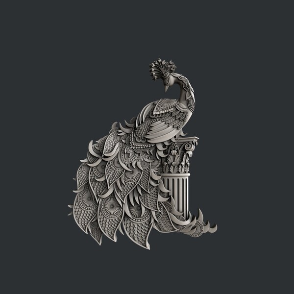 Peacock Splendor , Zuri Mold, Peacock, Peacock mold mold , decor mold , cake , chocolate mold, mixed media mold , Resin mold, Free shipping