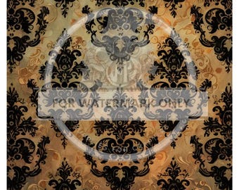 A4 Decoupage Rice Paper Vintage Damask, DC871 for crafting and home decor upcycles