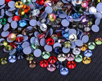 SS30 Hotfix Large Crystal Rhinestones "MIXED colors" | 288 pieces