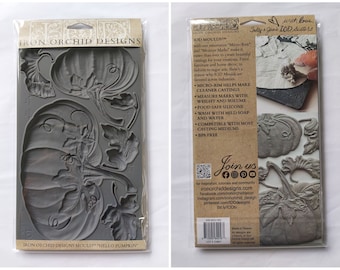 NEW IOD Hello Pumpkin Mould Limited Release, Christmas Pumpkin , 6"x10"