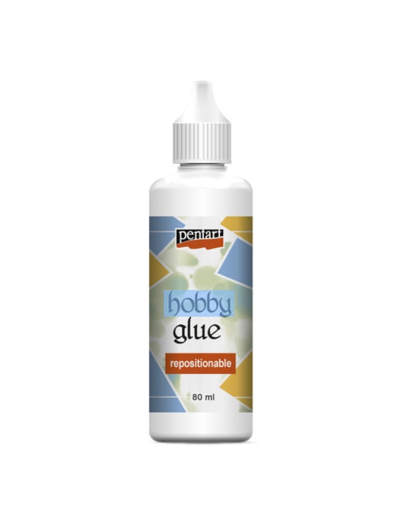 Pentart Hobby Glue Tacky, Repositionable Glue for Crafts and Paper