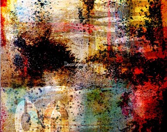 Andy Skinner INDUSTRIAL EROSION, Size A4 Decoupage Rice Paper