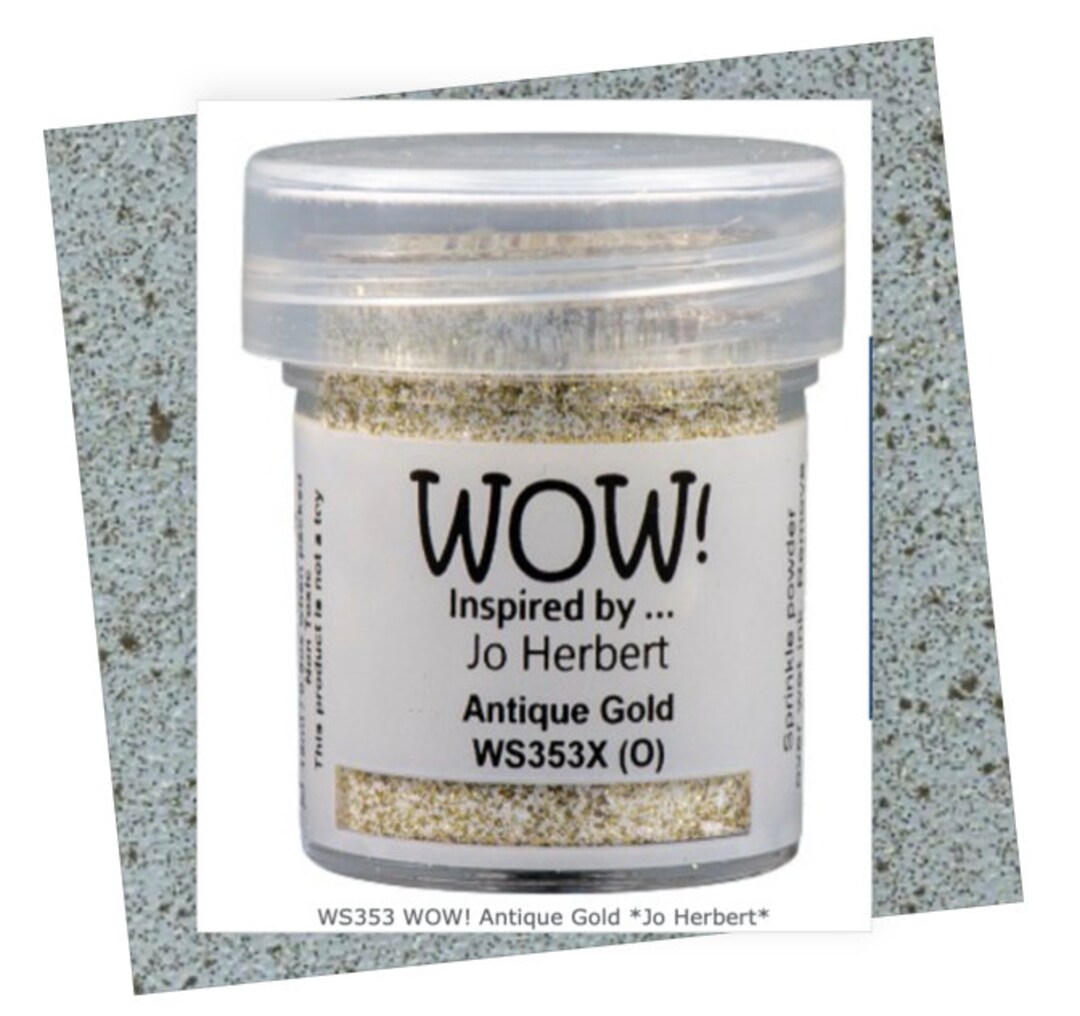 WOW Embossing Powder Opaque Antique GOLD Heat Embossing Powder Etsy