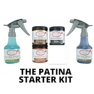 Patina Paint Starter Kit: 3 paints and 2 sprays, FREE SHIPPING