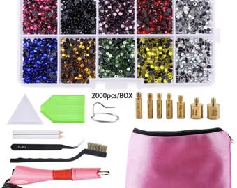 Rhinestone Hotfix Tool Set with Rhinestones