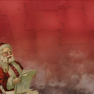 Just Santa #18  17" x 23" Tissue Decoupage Paper from Decoupage Central